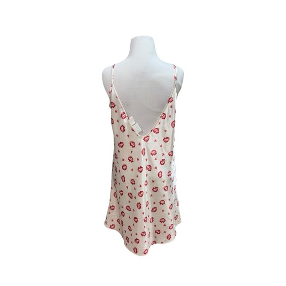 Delicate Treasures Intimates Women's M Medium Vintage Slip Nighty Lip Print Sexy - Picture 6 of 8